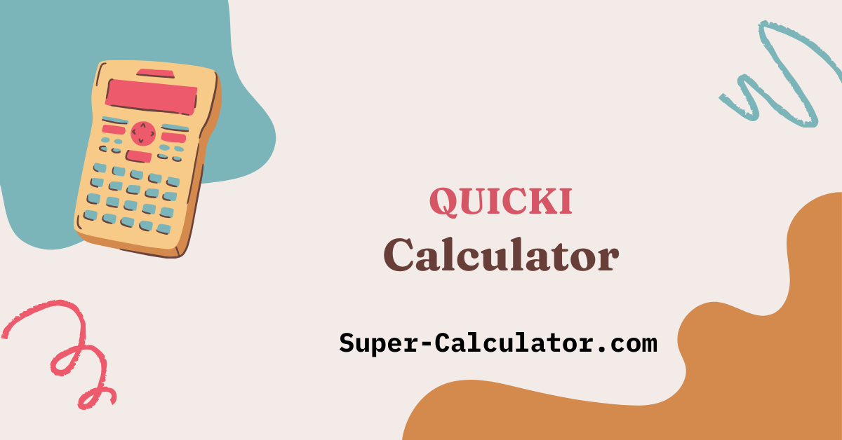 Quicki QUICKI Calculator- Free Insulin Sensitivity Index Calculator - Super ...